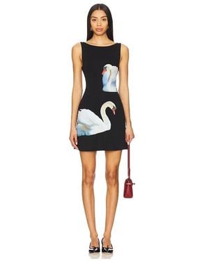 Tyler McGillivary Swan Mini Dress - Black