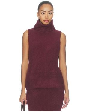 SNDY'S X Revolve Winnie Sleevless Knit Top En Color Vino Talla (También En M, S, Xl, Xs, Xxl, Xxs) - Rojo