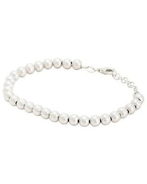 STONE AND STRAND Armreif Ball - Schwarz