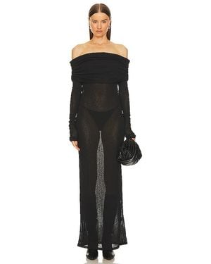 superdown Chantal Sheer Gown - Black