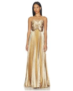 Acler Pullford Maxi Dress - Metallic
