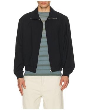 FRAME Wool Zip Blouson - Black