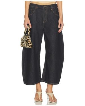 Lioness Horseshoe Cropped Jeans En Color Azul Talla (También En S, Xxs, Xs, M) - Negro