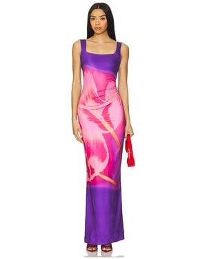 Runaway the Label Makiko Maxi Dress - Pink