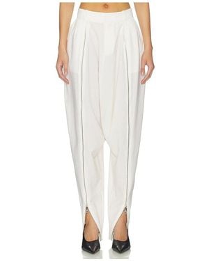 Coperni Double Zipped Sarouel Pant - White