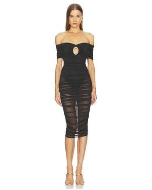 Michael Costello Kleid Umanzor - Schwarz