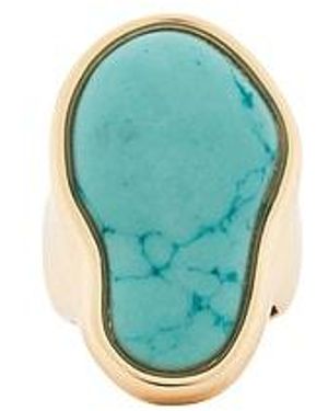 Ettika Statement-Ring Hidden Gem - Blau