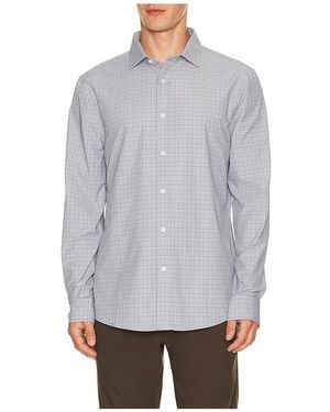 Rhone Slim Fit State Of Mind Shirt - Grey