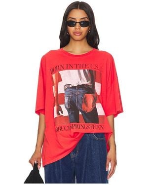 Daydreamer T-Shirt Bruce Springsteen Born - Rot