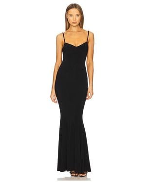 Norma Kamali Underwire Fishtail Gown - Black