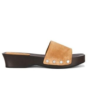 Madewell Vanessa Suede Clog - White