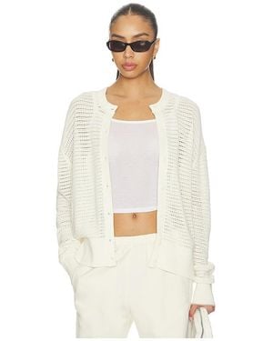 Varley Pembroke Knit Cardigan - White