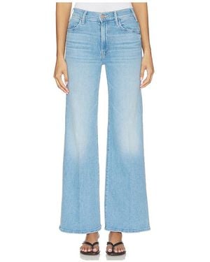 Mother The Hustler Roller Sneak Jeans - Blue