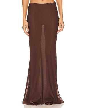 Lioness Endless Maxi Skirt - Brown