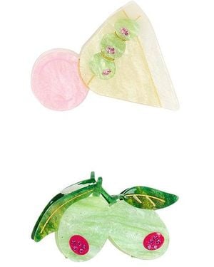 Frasier Sterling Tini Time Claw Clip Set - Green