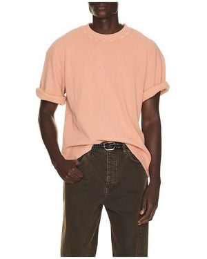 BOUND Acid Wash Organic Waffle Tee - Black