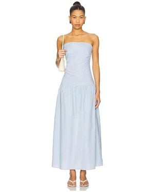SNDY'S Stella Maxi Dress - White