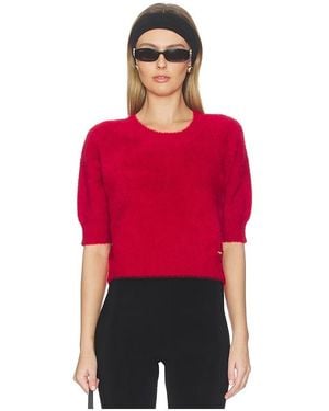 L'Agence Sweatshirt, Rundhalsausschnitt Guinevere - Rot