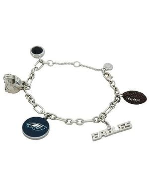 BaubleBar Pulsera Con Dijes Philadelphia En Color Plateado Metálico Talla - Negro