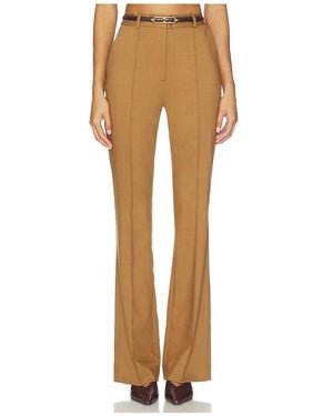 Veronica Beard Gracie Pant With Belt - Natural