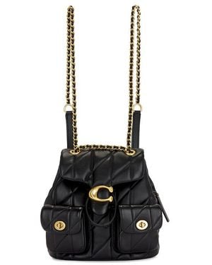 COACH Tabby Quilted Backpack - Black