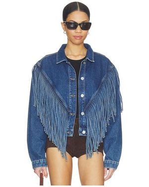 AllSaints Marlene Tassel Jacket - Blue
