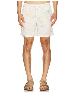 AllSaints Bleachsurf Swim Shorts - White
