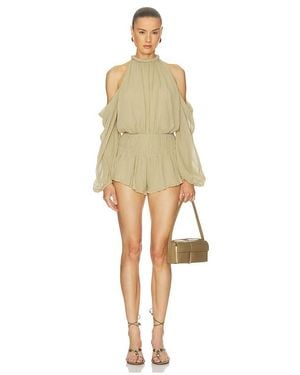 Camila Coelho Leora Romper - Natural