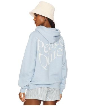 Museum of Peace & Quiet Warped Hoodie - Blue