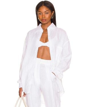 AEXAE Linen Woven Shirt En Color Blanco Talla (También En L, M, S, Xs)