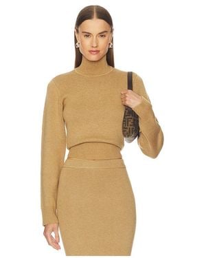 Camila Coelho Jersey Costansa En Color Bronce Talla (También En S, M, Xl) - Neutro