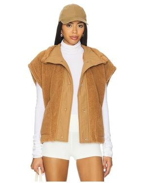 Free People Chaleco Scout It Out En Color Marrón Talla (También En S) - Blanco