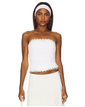 With Jean Sonny Top - White