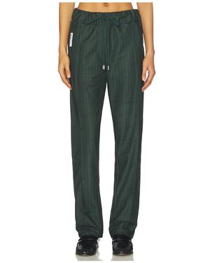 Gcds Triacetate Pinstripe Jogger - Green