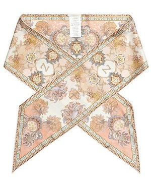 Zimmermann Printed Silk Neck Scarf - Natural