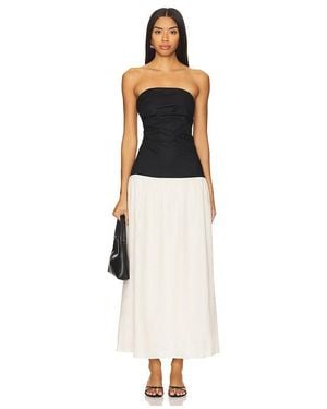 SNDY'S Stella Maxi Dress - White
