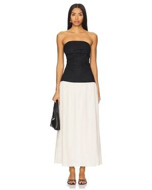 SNDY'S Stella Maxi Dress - White