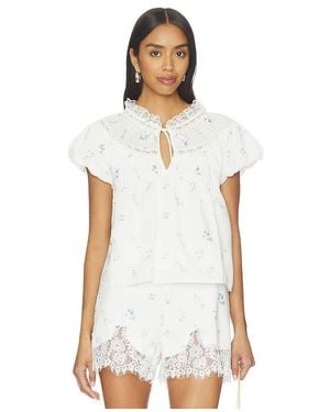 Line & Dot Corelia Top En Color Blanco Talla (También En S, Xs, M)