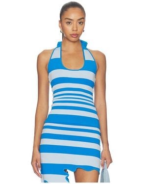 Ph5 Naomi Bandage Halter Top - Blue