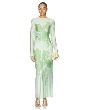 Especia Lim Puhi Long Dress - Green
