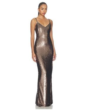 L'Agence Karma Sequin Maxi Dress - Multicolour