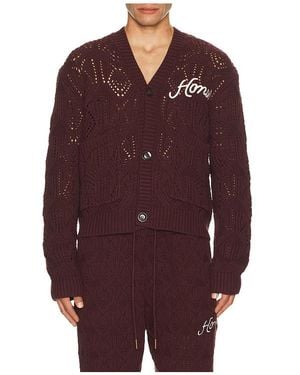 Honor The Gift Cable Cardigan - Purple