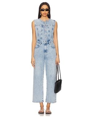 PAIGE Cirie Ankle Denim Jumpsuit - Blau