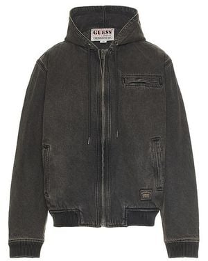 Guess Denim Hoodie - Black