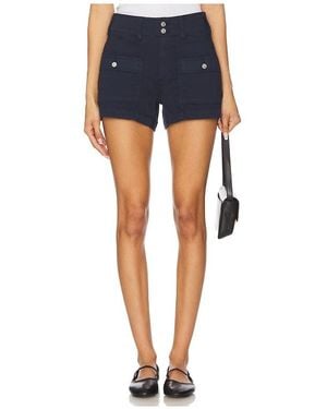 PAIGE Olivia Cargo Short - Blue