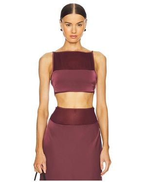 WeWoreWhat Square Neck Cami - Red