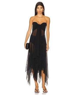 Norma Kamali Convertible Combo Dress - Black
