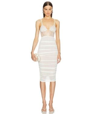 Michael Costello Kleid Lulee - Weiß