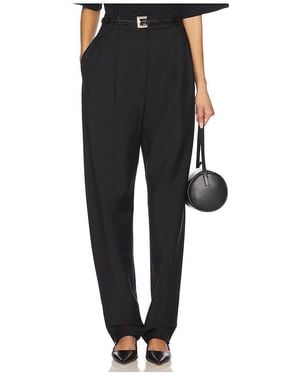 Rohe ラウンドレッグシェープテイラードトラウザー - ブラック