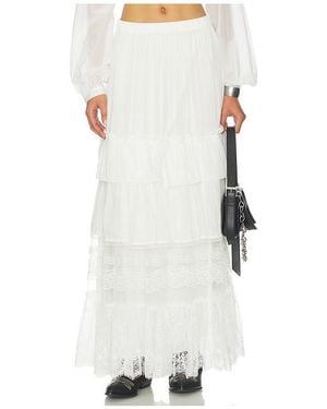 Aniye By Carmen Long Skirt - White